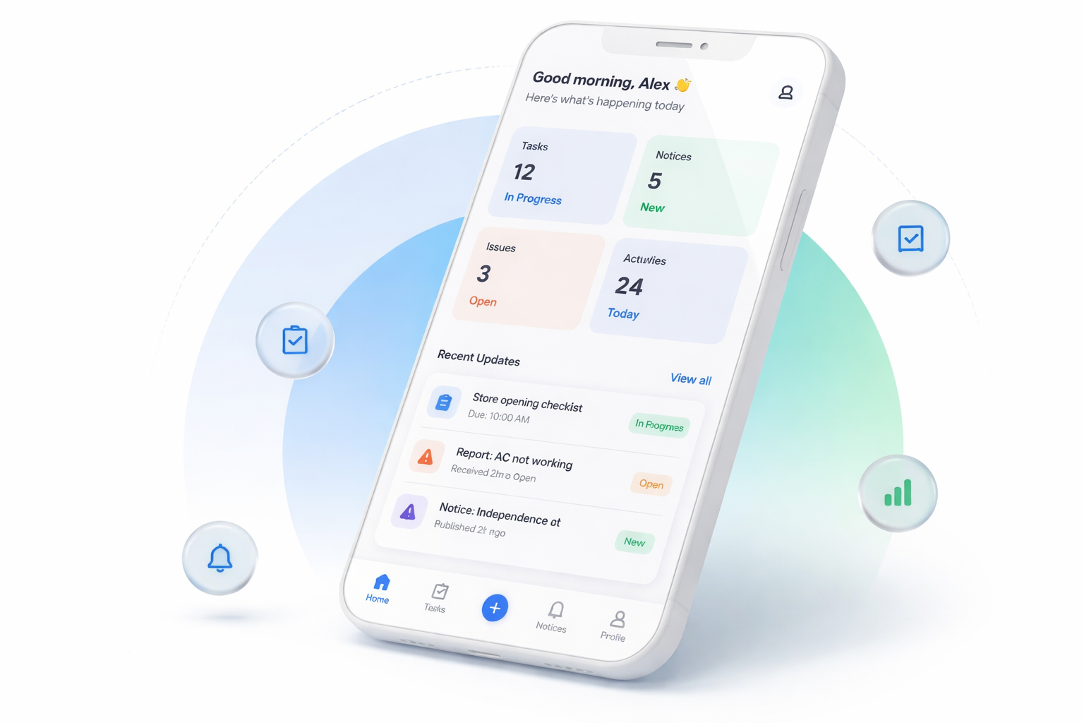 My Team App Interface
